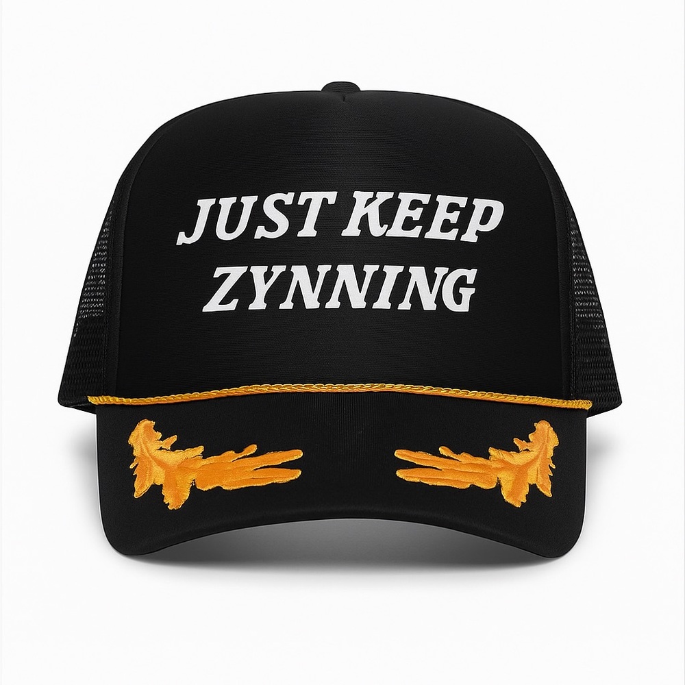 Black and Gold Trucker Hat